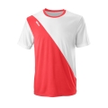 Wilson Tennis Tshirt Team II Crew coral/white Men